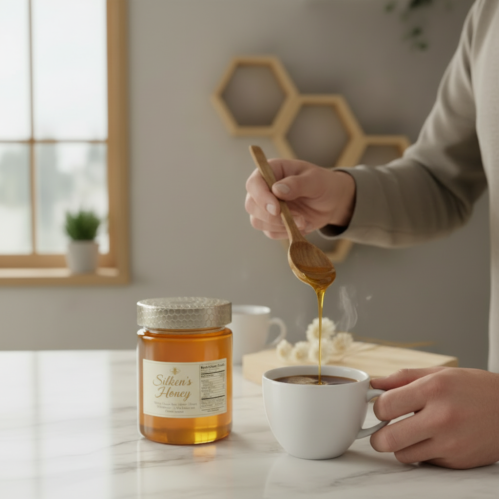 Raw White Clover Honey 500g | Pure, Natural, Smooth & Sweet