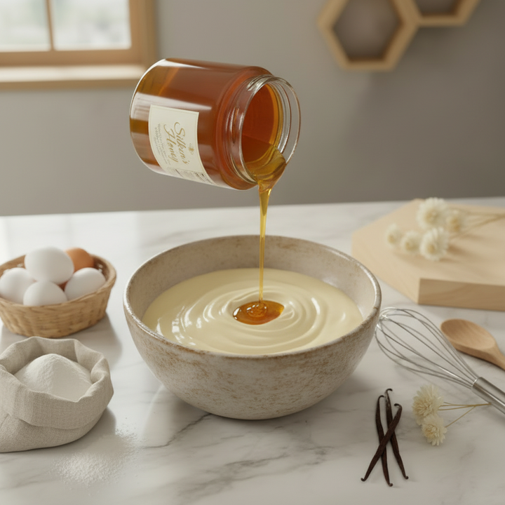 Raw White Clover Honey 500g | Pure, Natural, Smooth & Sweet