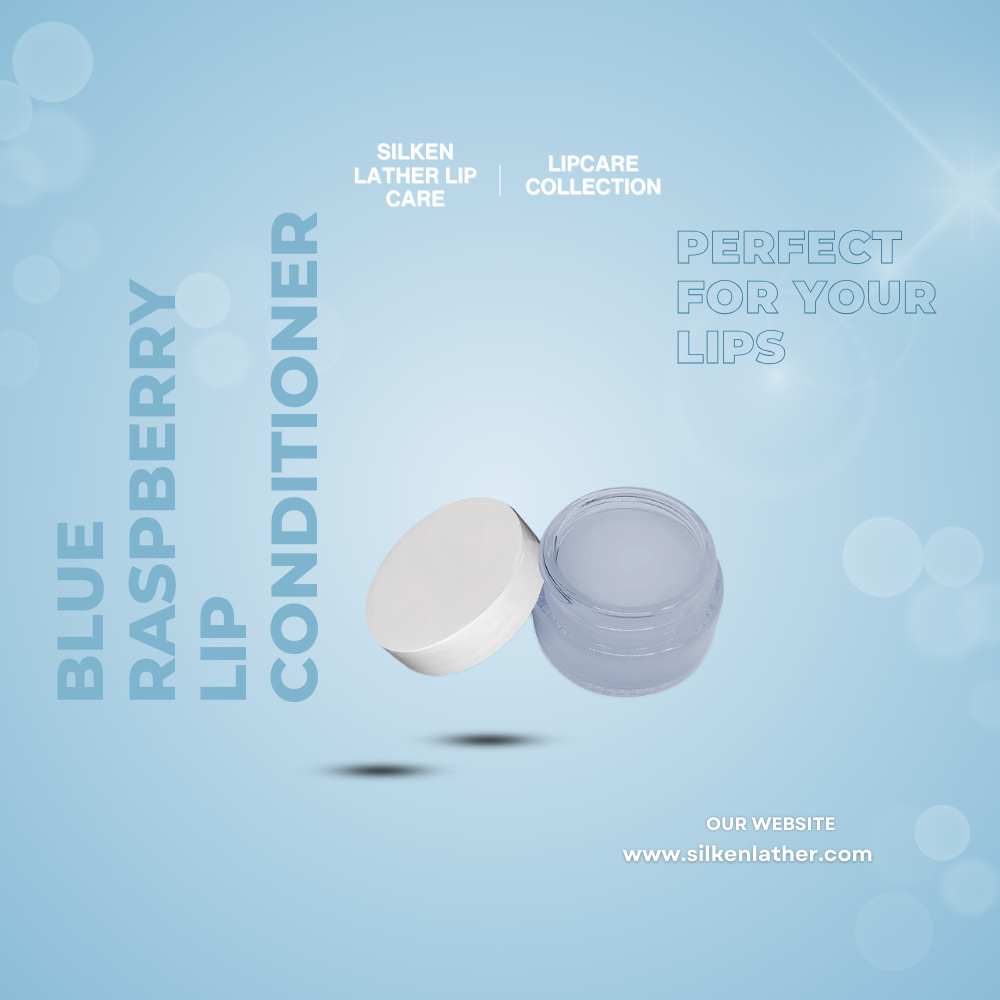 Blue Raspberry Lip Conditioner 15ml tube with natural ingredients and antioxidant-rich formula