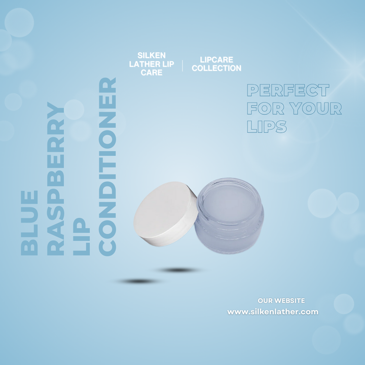 Blue Raspberry Lip Conditioner 15ml tube with natural ingredients and antioxidant-rich formula